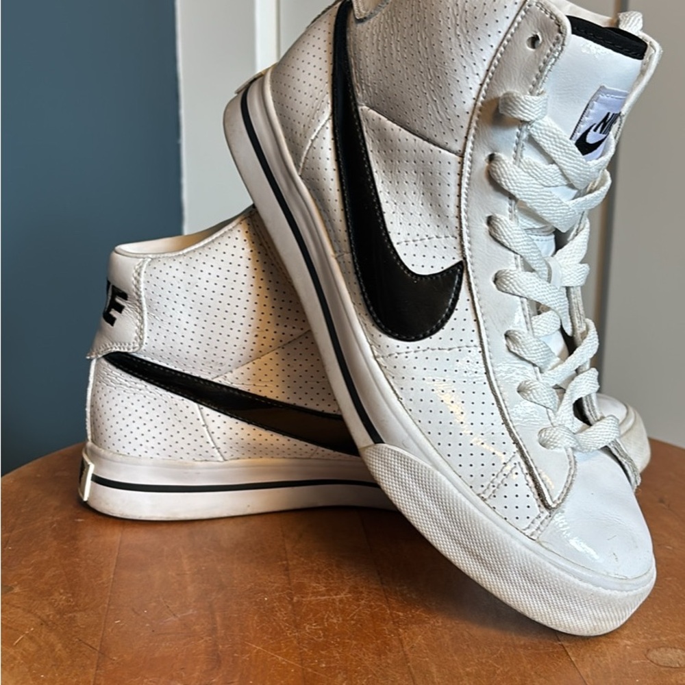 Nike Sweet Classic High Black and White Patent